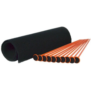 Gun Storage Solutions .22 Caliber Rifle Rods - 10 Pack - Orange