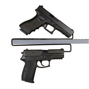 Gun Storage Solutions Over-Under 2 Pack Handgun Hangers
