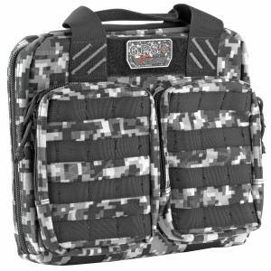 GPS Outdoors Tactical Double Range Bag - Gray Digital