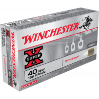 Winchester Super-X .40 S&W Ammo 165gr 50 Rounds