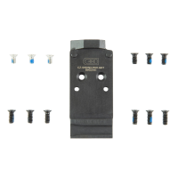 C&H Precision V4 MIL / LEO Trijicon RMR Steel Red Dot Adapter w/ Glock Rear Sight Dovetail for CZ Shadow 2 Pistols