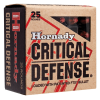 Hornady Critical Defense 9mm Luger Ammo 115gr Flex Tip eXpanding 25 Rounds - 90250