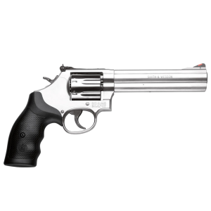 S&W 686 357 Mag,38 Special +P 6in 7rd Satin Stainless Revolver (164198)