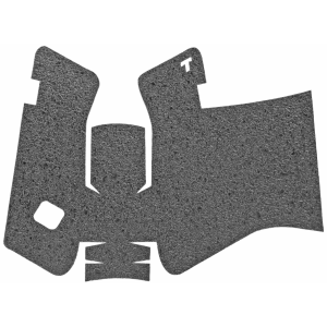 TALON Grips Inc Rubber, Grip, Adhesive Grip, Fits Glock 19X, 17 Gen 5 MOS/45 (Medium Backstrap) 17, 22, 24, 31, 34, 35, 37 Gen5 (Medium Backstrap), Black 380R
