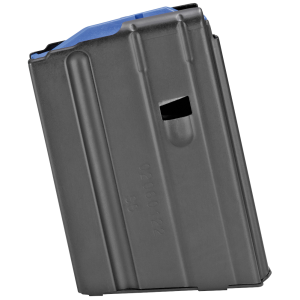 DURAMAG Magazine, 6.5 Grendel, 10 Rounds, Fits AR Rifles, Stainless Steel, Blue Anti-Tilt AGF Follower, Black 1065041176CPD
