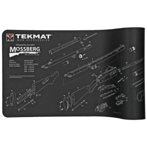 TekMat Mossberg Shotgun Mat, 12"x36", Black, Includes Small Microfiber TekTowel, Packed In Tube TEK-R36-MOSSBERG