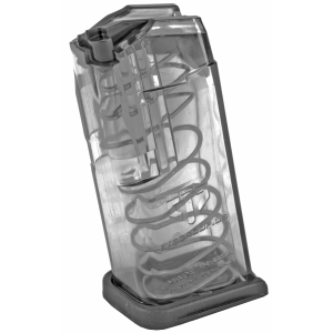 Elite Tactical Systems Group Magazine, 9MM, 10 Rounds, Fits Glock 26, Polymer, Smoked GLK-26
