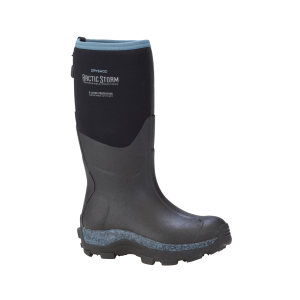 DRYSHOD Womens Arctic Storm Hi Black/Blue Boots (ARS-WH-BL)