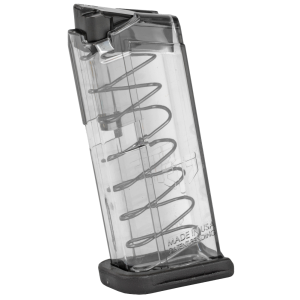 Elite Tactical Systems Group Magazine, 9MM, 7 Rounds, Fits Glock 43, Polymer, Smoke GLK-43