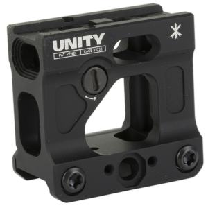 Unity Tactical FAST Micro, Red Dot Mount, 2.26" Optical Height, Compatible with T1/T2 Footprints, Anodized Finish, Black FST-MICB