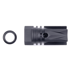 LBE Unlimited Flash Hider, 223 Remington/556NATO, 1/2x28 Thread Pattern, Matte Finish, Black ARFH-REV