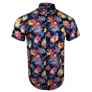 RETRO RIFLE Bliss Vector Black Button Down Shirt, X-Large (BLISSVECTOR-XL) - Retro Rifle