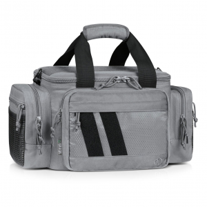 SAVIOR EQUIPMENT Specialist Series SW Gray Semi Hard Pistol Range Bag (RA-3GUN-WS-GS)