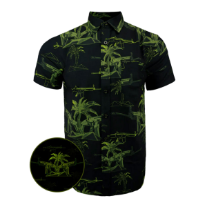 RETRO RIFLE Palm OD Green XXX-Large Shirt (PALMODGREEN-XXXL) - Retro Rifle