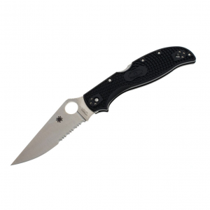 SPYDERCO Strech 2 XL Black FRN Folding Knife (C258PSBK)