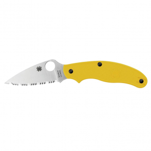 SPYDERCO UK Penknife Salt Yellow Folding Knife (C94SYL)