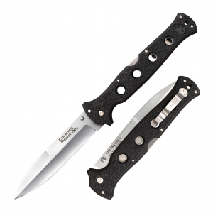 COLD STEEL Counter Point XL 6in Spear Point Blade Black Griv-Ex Handle Folding Knife (CS-10AA)