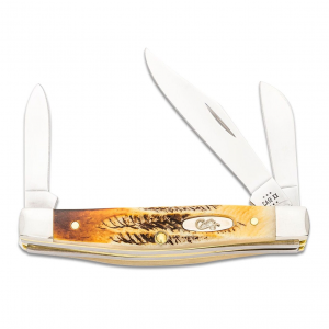 CASE XX 6.5 BoneStag Medium Stockman Folding Knife (65335)