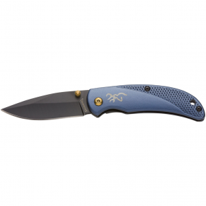 BROWNING Prism 3 2.375in Blue Drop Point Folding Knife (3220341)