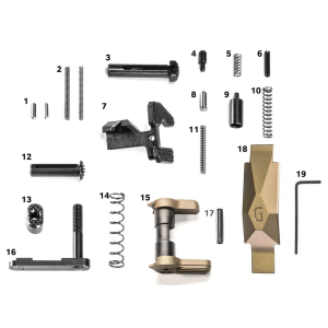 GEISSELE AUTOMATICS AR-15 Ultra Duty Desert Dirt Lower Parts Kit (05-435S)