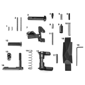 GEISSELE AUTOMATICS AR-15 Ultra Duty Black Lower Parts Kit (05-435B)