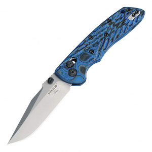 HOGUE Deka 3.25in Clip Point Blade G-Mascus Blue Lava G10 Handle Folding Knife (24273)