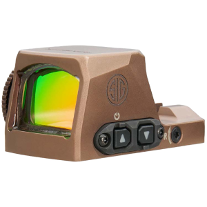 SIG SAUER Romeo-X Pro Circle Dot Reticle FDE Open Reflex Sight (SORX1002)