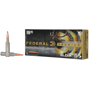 FEDERAL Centerfire Rifle Ammunition 7mm Prc 175-Grain Eld-X (P7PRCELDX1)