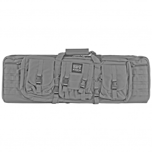 BULLDOG CASES BDT Tactical 37in Seal Gray Nylon Double Rifle Case (BDT60-37SG)