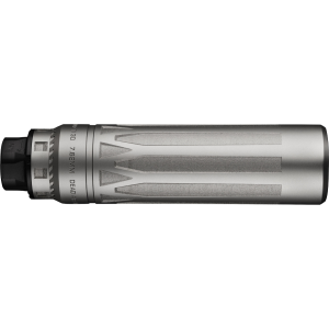 DEAD AIR ARMAMENT Nomad TI XC Direct Thread 1.76in Silver Grade 5 6A1-4V Titanium Suppressor (NOMADTIXCDTSIL)