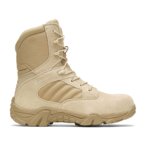 BATES Men's GX-8 Composite Toe Desert Tan Side Zip Boots (E02276) - Bates
