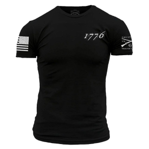 GRUNT STYLE Men's 1776 Flag Short Sleeve Shirt