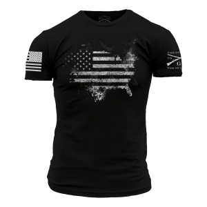 GRUNT STYLE Men's American Acid Short Sleeve Shirt