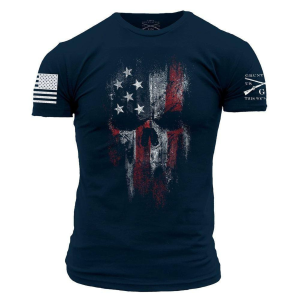 GRUNT STYLE Men's American Reaper 2.0 Midnight Navy Short Sleeve Shirt (GS5206)