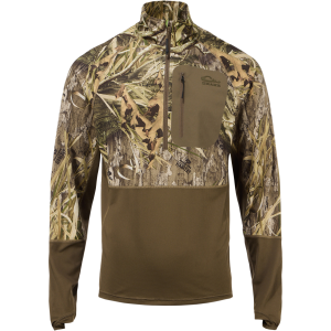 DRAKE Men's EST Offset 1.0 Half Zip Habitat Pullovers (DW0027-022)