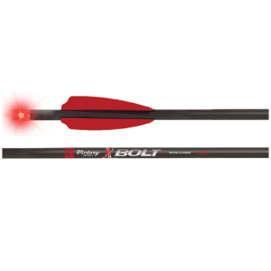 VICTORY ARCHERY XBolt Sport 20in 350 Grains Half Moon Lighted Nock Fletched Crossbow Bolt (XBOLTS-20FXGL-3)