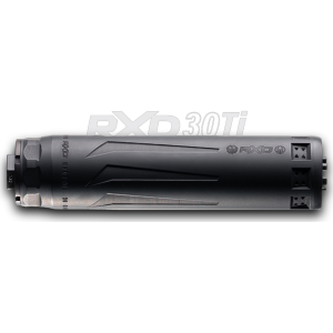 DEAD AIR RXD30Ti .30 Cal Silencer with DTB324 Direct Thread Brake 5/8-24 HUB Mount (RXD30TiBLK)
