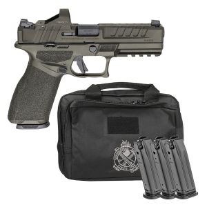 SPRINGFIELD Echelon 4.5F 9mm 4.5in OD Green Pistol Pack w/ Viridian RFX11, 4x 15rd Mags, Range Bag (EC9459G-U-15-PAC) - Springfield Armory
