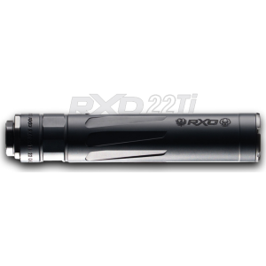 DEAD AIR RXD22Ti .22LR/5.7 Silencer with RXD674 1/2-28 XRF Muzzle Brake (RXD22TiBLK)