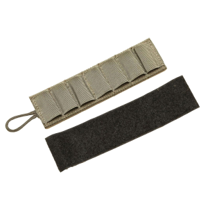 ESSTAC Ranger Green 7 Round Tearaway Shotgun Shell Carrier Cards for 12 Gauge w/ Hook & Loop Backing (7.SC.12C-RG)