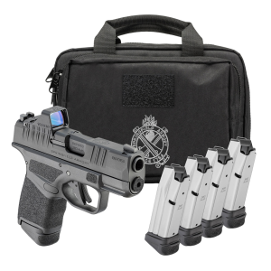 SPRINGFIELD ARMORY Hellcat Micro-Compact OSP .380 ACP 3in Black Pistol Gear Pac w/ Viridian RFX11, 1x 11rd/ 3x 13rd Mags, Range Bag (HC931380BOSP-PAC)