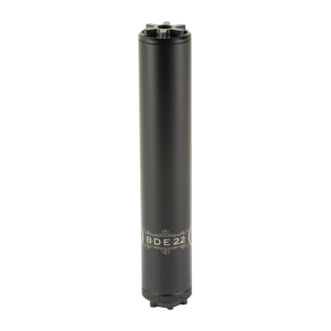 PRIMARY WEAPONS SYSTEMS BDE 22-Ti 22 Caliber 3D Printed Titanium Black Suppressor (BDE-22)