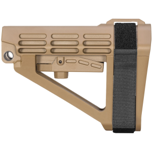 SB TACTICAL SBA4 5-Position Adjustable FDE Pistol Stabilizing Brace (SBA4X-02-SB)