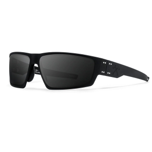GATORZ EYEWEAR Warhawk Jack Carr Black with Black Tomahawks/Ballistic Smoke with Anti-Fog Sunglasses (GZ-54-093)