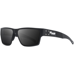 GATORZ EYEWEAR Delta Sig Sauer Black with Black Logo/Smoke Polarized Sunglasses (GZ-50-061)