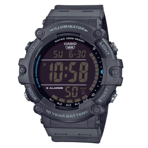 CASIO Men's Illuminator 10-Year Battery Black Watch (AE1500WH-8BV)