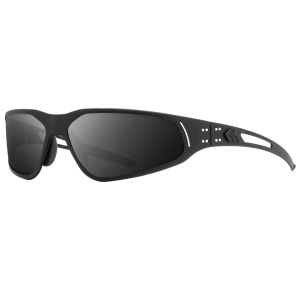 GATORZ EYEWEAR Revenant Black Frame w/ Black Logo and MilSpec Ballistic Smoke Optimized Polarized Anti-Fog Lens Sunglasses (GZ-21-080)