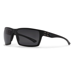GATORZ EYEWEAR Marauder Black/Black Logo /Digitally Smoke Optimized Polarized Sunglasses (GZ-12-409)