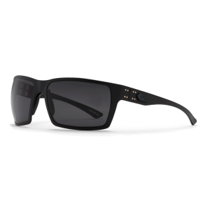 GATORZ EYEWEAR Marauder Black/Black Logo /Smoke Polarized Sunglasses (GZ-12-410)
