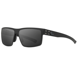GATORZ EYEWEAR Rig Black Frame w/ Black Logo and Smoke Lens Sunglasses (GZ-14-001)